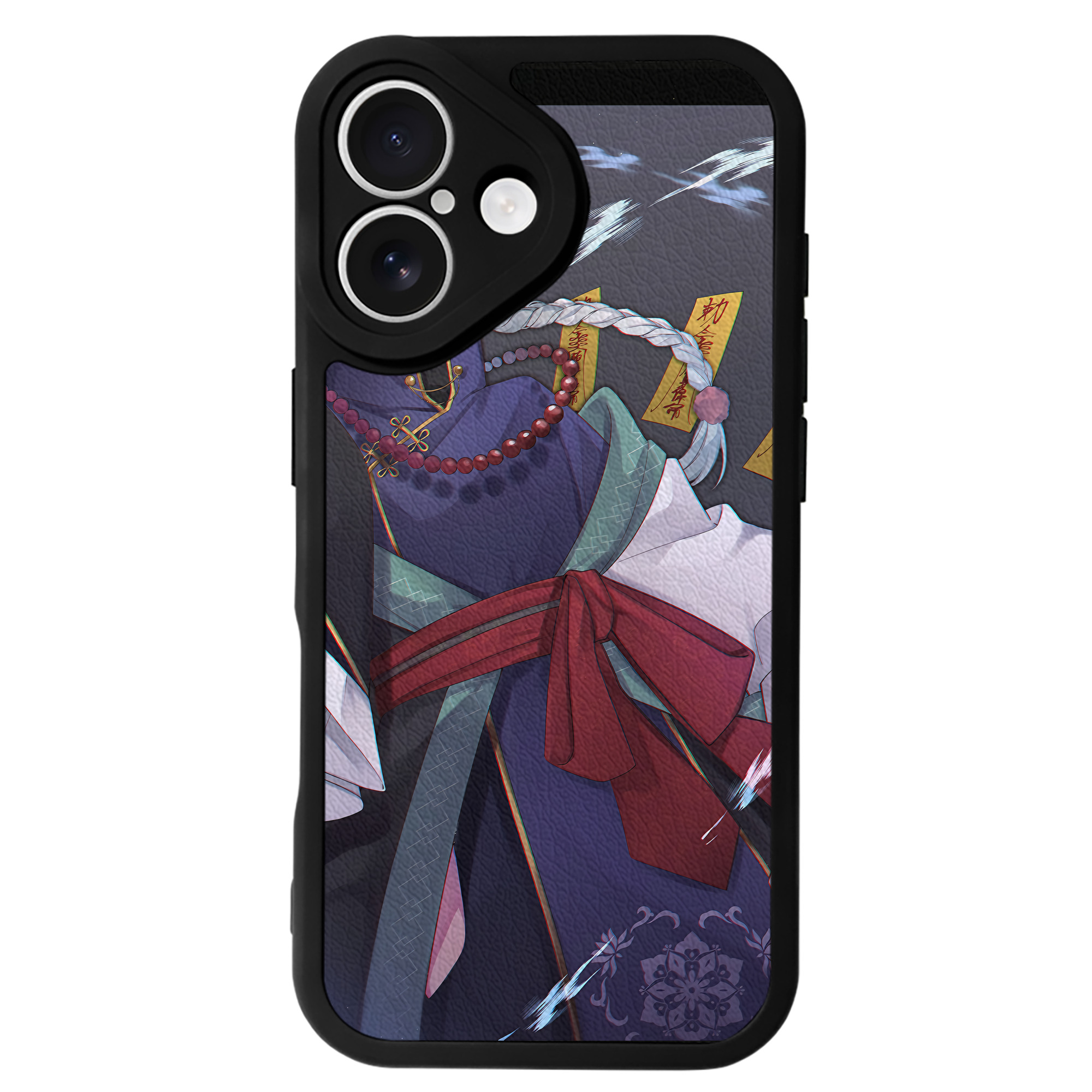 （画像用） 文豪ストレイドッグス Bungo Stray Dogs 【iPhone 16シリーズ対応】シリコンスマホケース（レザー調） 材質：シリコン